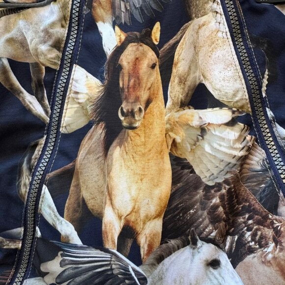 MOLO Polaris Snowsuit Girls 18 Mos 86 Pegasus Horses Insulated Winter Snow Suit - Picture 5 of 13